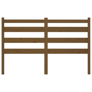 Testiera per Letto ambra 126x4x100 cm in Legno di Pino 818413