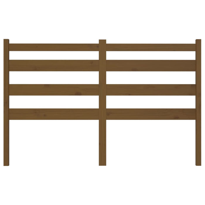 Testiera per Letto ambra 126x4x100 cm in Legno di Pino 818413