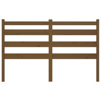 Testiera per Letto ambra 126x4x100 cm in Legno di Pino 818413