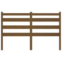 Testiera per Letto ambra 146x4x100 cm in Legno Massello di Pino 818423