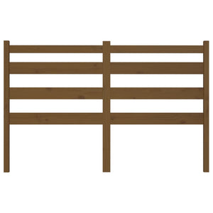 Testiera per Letto ambra 146x4x100 cm in Legno Massello di Pino 818423