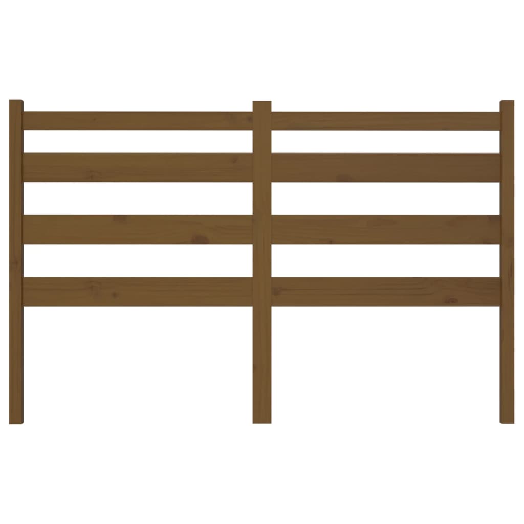 Testiera per Letto ambra 186x4x100 cm in Legno Massello di Pino 818438