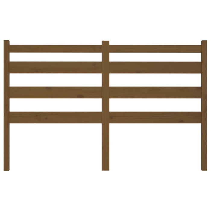 Testiera per Letto ambra 206x4x100 cm in Legno Massello di Pino 818443