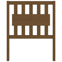 Testiera per Letto ambra 80,5x4x100cm in Legno Massello di Pino