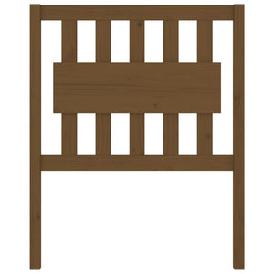 Testiera per Letto ambra 80,5x4x100cm in Legno Massello di Pino