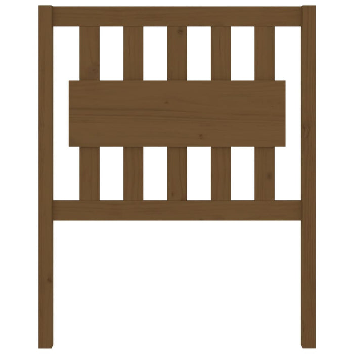 Testiera per Letto ambra 80,5x4x100cm in Legno Massello di Pino