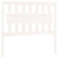 Testiera per Letto Bianca 105,5x4x100 cm Legno Massello di Pino cod mxl 48381