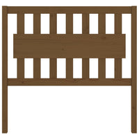 Testiera per Letto ambra 105,5x4x100 cm Legno Massello di Pino 818558