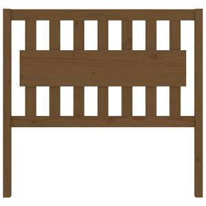 Testiera per Letto ambra 105,5x4x100 cm Legno Massello di Pino 818558