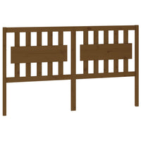 Testiera per Letto-Testata-Testiera Decorativa ambra 155,5x4x100 cm Legno Massello di Pino 436934