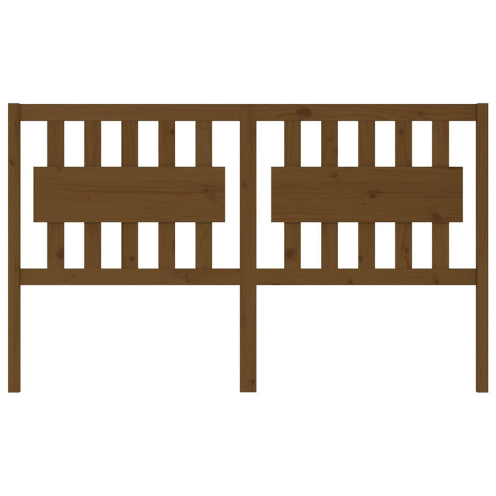 Testiera per Letto-Testata-Testiera Decorativa ambra 155,5x4x100 cm Legno Massello di Pino 436934