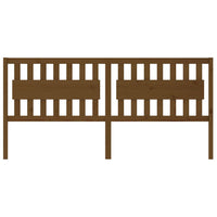 Testiera per Letto ambra 205,5x4x100 cm Legno Massello di Pino