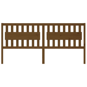 Testiera per Letto ambra 205,5x4x100 cm Legno Massello di Pino