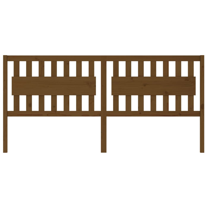 Testiera per Letto ambra 205,5x4x100 cm Legno Massello di Pino