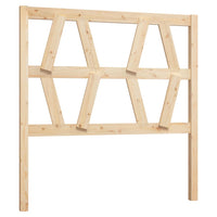 Testiera per Letto 81x4x100 cm in Legno Massello di Pino 818595