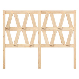 Testiera per Letto 156x4x100 cm in Legno Massello di Pino