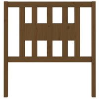 Testiera ambra 96x4x100 cm in Legno Massello di Pino 818653