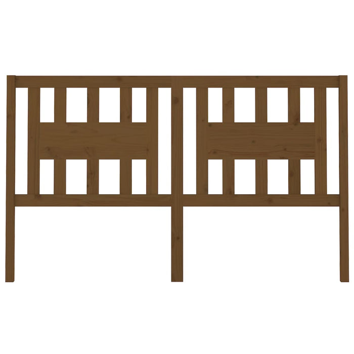 Testiera per Letto-Testata-Testiera Decorativa ambra 126x4x100 cm in Legno di Pino 278073