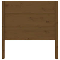 Testiera per Letto ambra 81x4x100 cm in Legno Massello di Pino