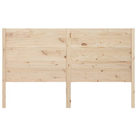 Testiera per Letto 141x4x100 cm in Legno Massello di Pino 818715