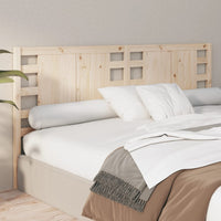 Testiera per Letto 186x4x100 cm in Legno Massello di Pino