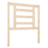 Testiera per Letto 81x4x100 cm in Legno Massello di Pino