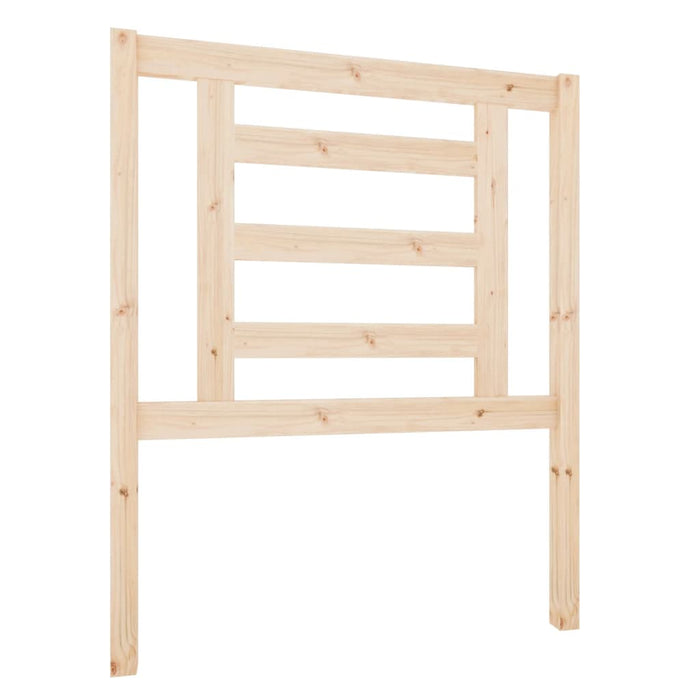 Testiera per Letto 81x4x100 cm in Legno Massello di Pino