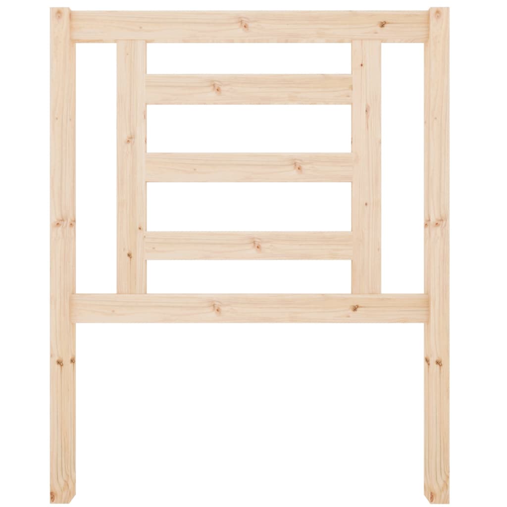 Testiera per Letto 81x4x100 cm in Legno Massello di Pino