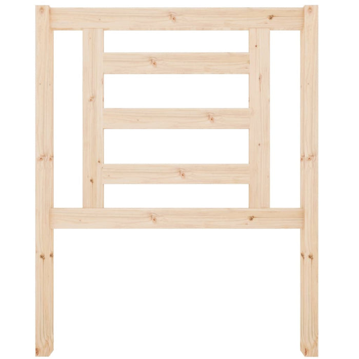 Testiera per Letto 81x4x100 cm in Legno Massello di Pino