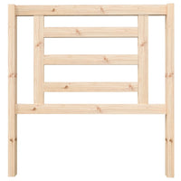 Testiera per Letto-Testata-Testiera Decorativa 96x4x100 cm in Legno Massello di Pino 743893