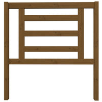 Testiera per Letto ambra 96x4x100 cm in Legno Massello di Pino