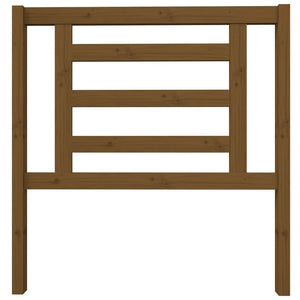 Testiera per Letto ambra 96x4x100 cm in Legno Massello di Pino