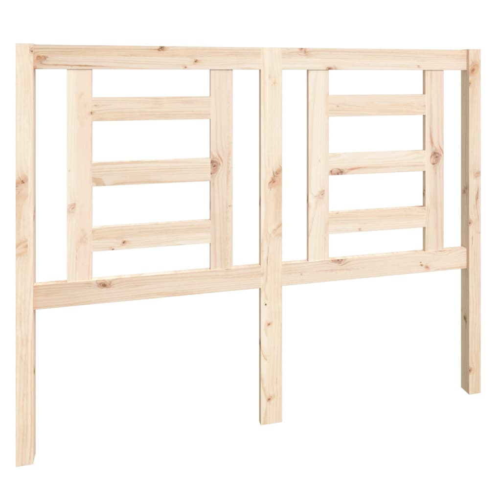 Testiera per Letto 126x4x100 cm in Legno Massello di Pino 818810