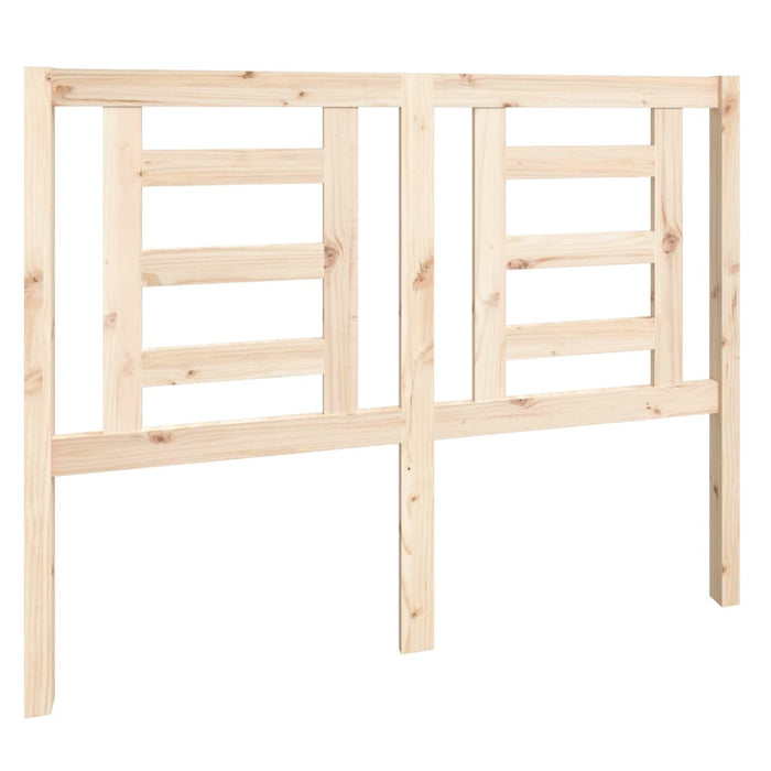 Testiera per Letto 126x4x100 cm in Legno Massello di Pino 818810