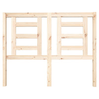 Testiera per Letto 126x4x100 cm in Legno Massello di Pino 818810