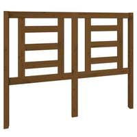 Testiera per Letto ambra 126x4x100 cm in Legno Massello di Pino 818813