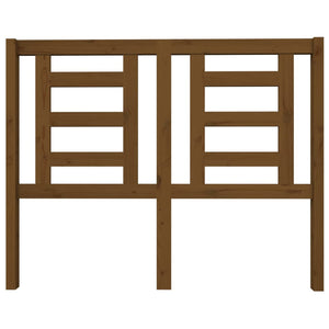 Testiera per Letto-Testata-Testiera Decorativa ambra 126x4x100 cm in Legno Massello di Pino 729011