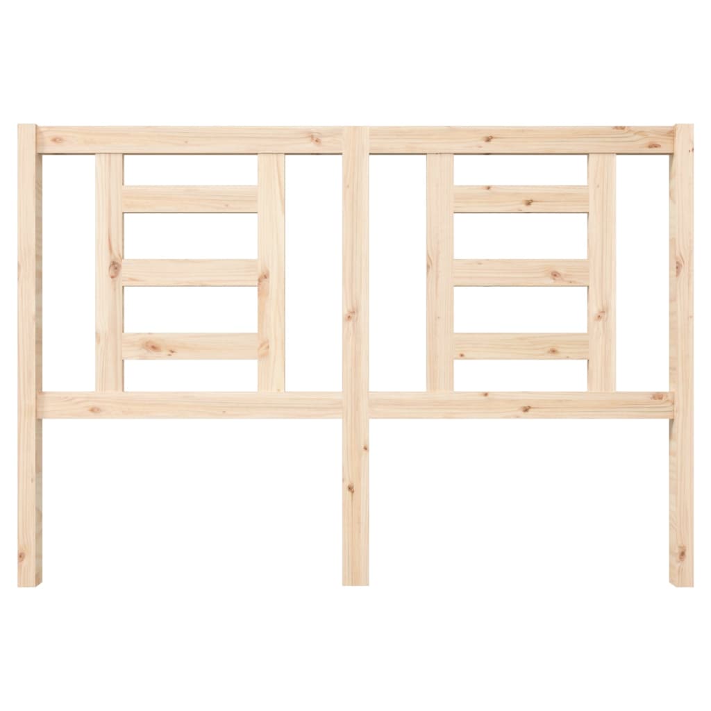 Testiera per Letto 146x4x100 cm in Legno Massello di Pino 818820