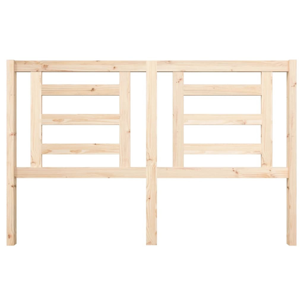 Testiera per Letto 156x4x100 cm in Legno Massello di Pino 818825