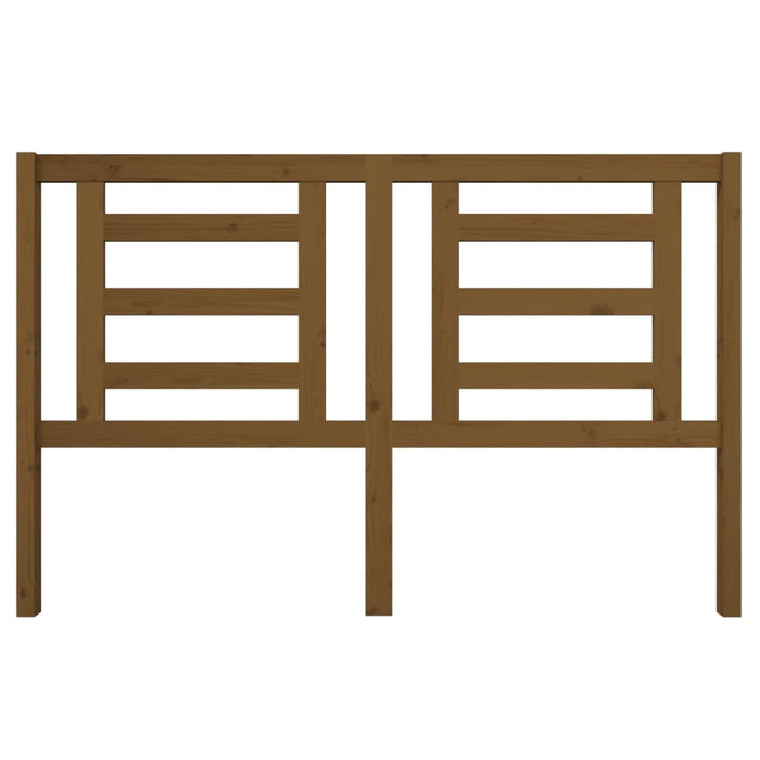 Testiera per Letto ambra 156x4x100 cm in Legno Massello di Pino 818828