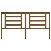 Testiera per Letto ambra 186x4x100 cm in Legno Massello di Pino 818838