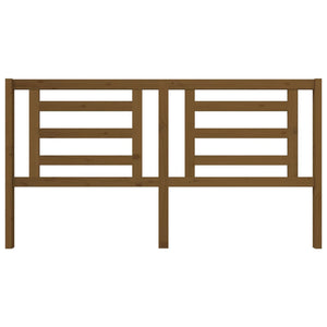 Testiera per Letto ambra 186x4x100 cm in Legno Massello di Pino 818838