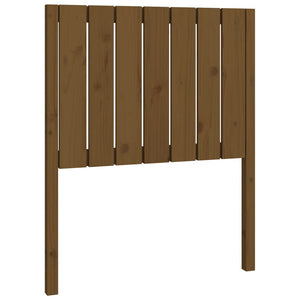 Testiera per Letto ambra 80,5x4x100cm in Legno Massello di Pino 818848