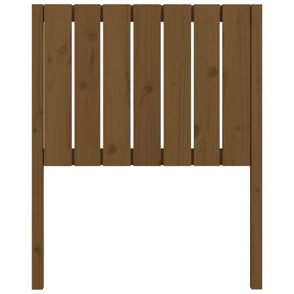 Testiera per Letto ambra 80,5x4x100cm in Legno Massello di Pino 818848