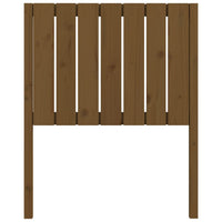 Testiera per Letto ambra 80,5x4x100cm in Legno Massello di Pino 818848