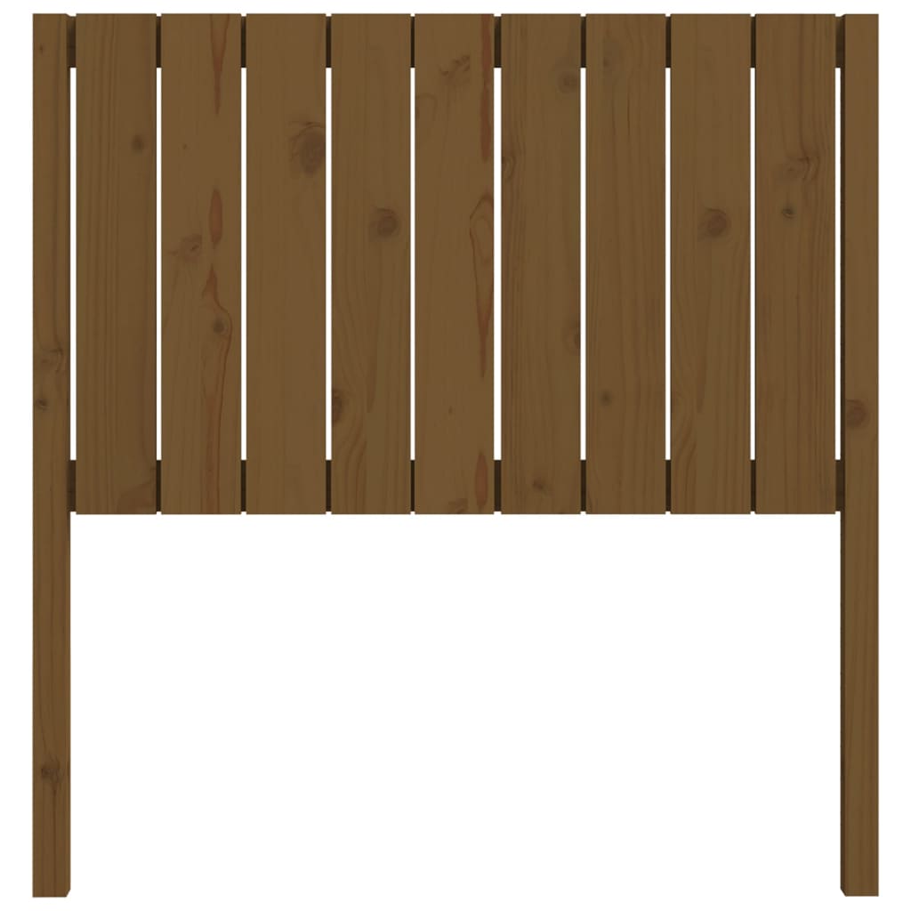 Testiera per Letto Miele 95,5x4x100cm in Legno Massello di Pino cod mxl 31926