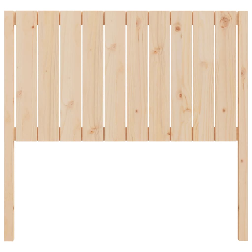 Testiera per Letto 105,5x4x100 cm in Legno Massello di Pino