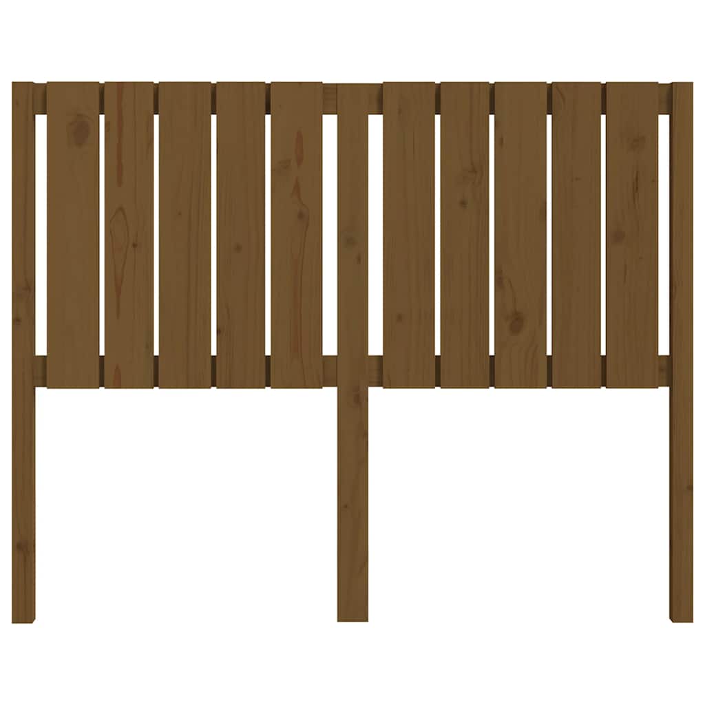 Testiera per Letto Miele 125,5x4x100 cm Legno Massello di Pino cod mxl 34829