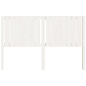 Testiera per Letto Bianca 155,5x4x100 cm Legno Massello di Pino cod mxl 36986