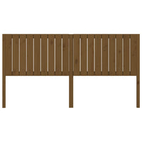 Testiera per Letto Miele 185,5x4x100 cm Legno Massello di Pino